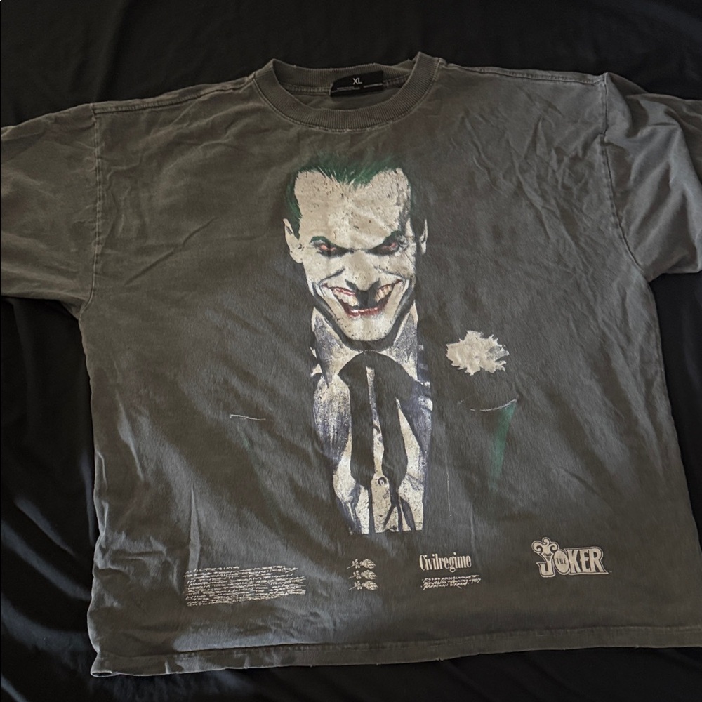 Joker Graphic Tee - Charcoal